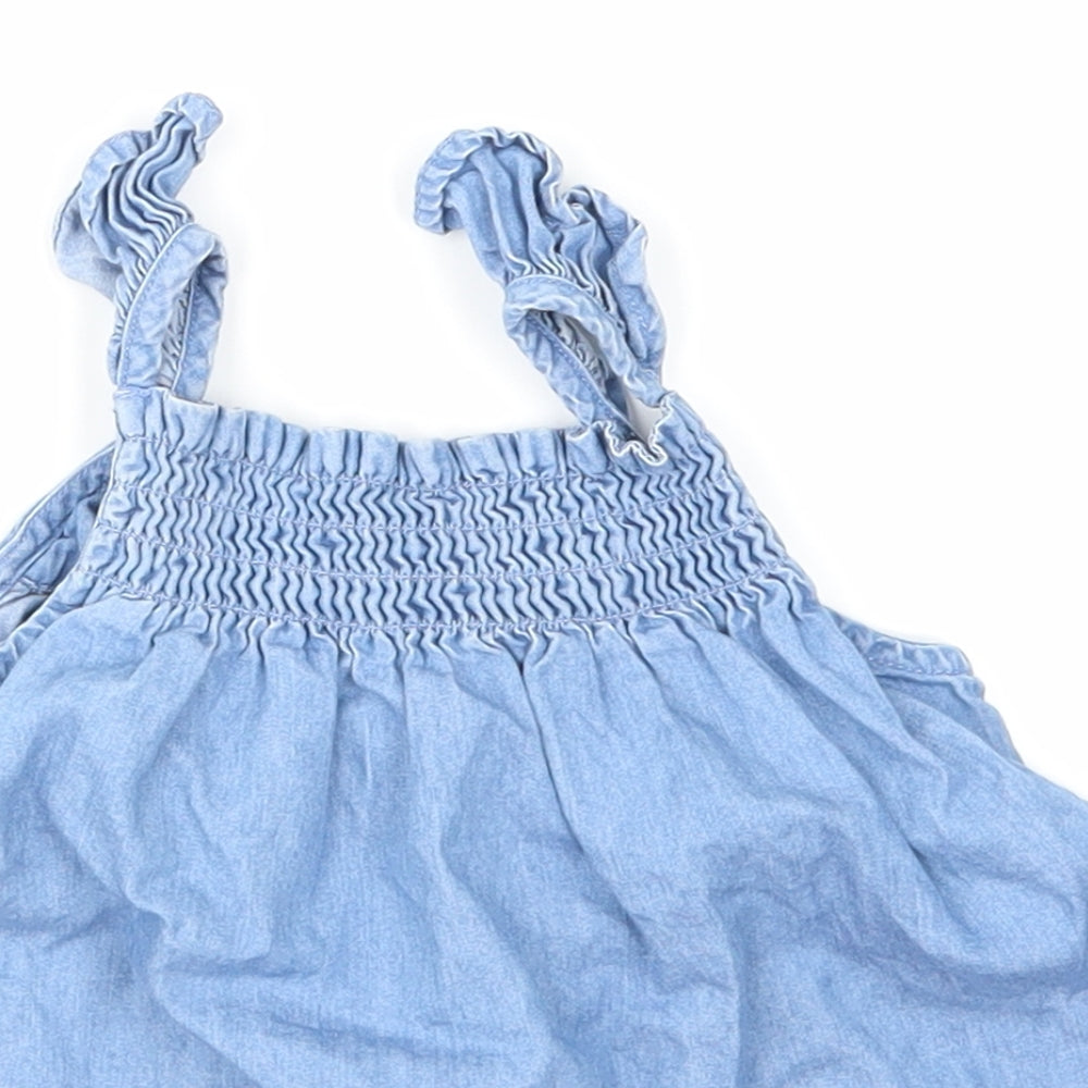 oldnavy Girls Blue  Denim Basic Blouse Size 3 Years