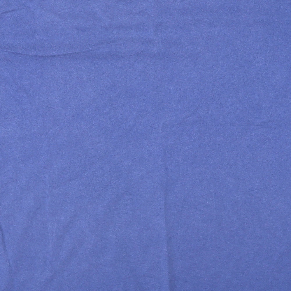 Quiksilver Mens Blue Striped   T-Shirt Size XL