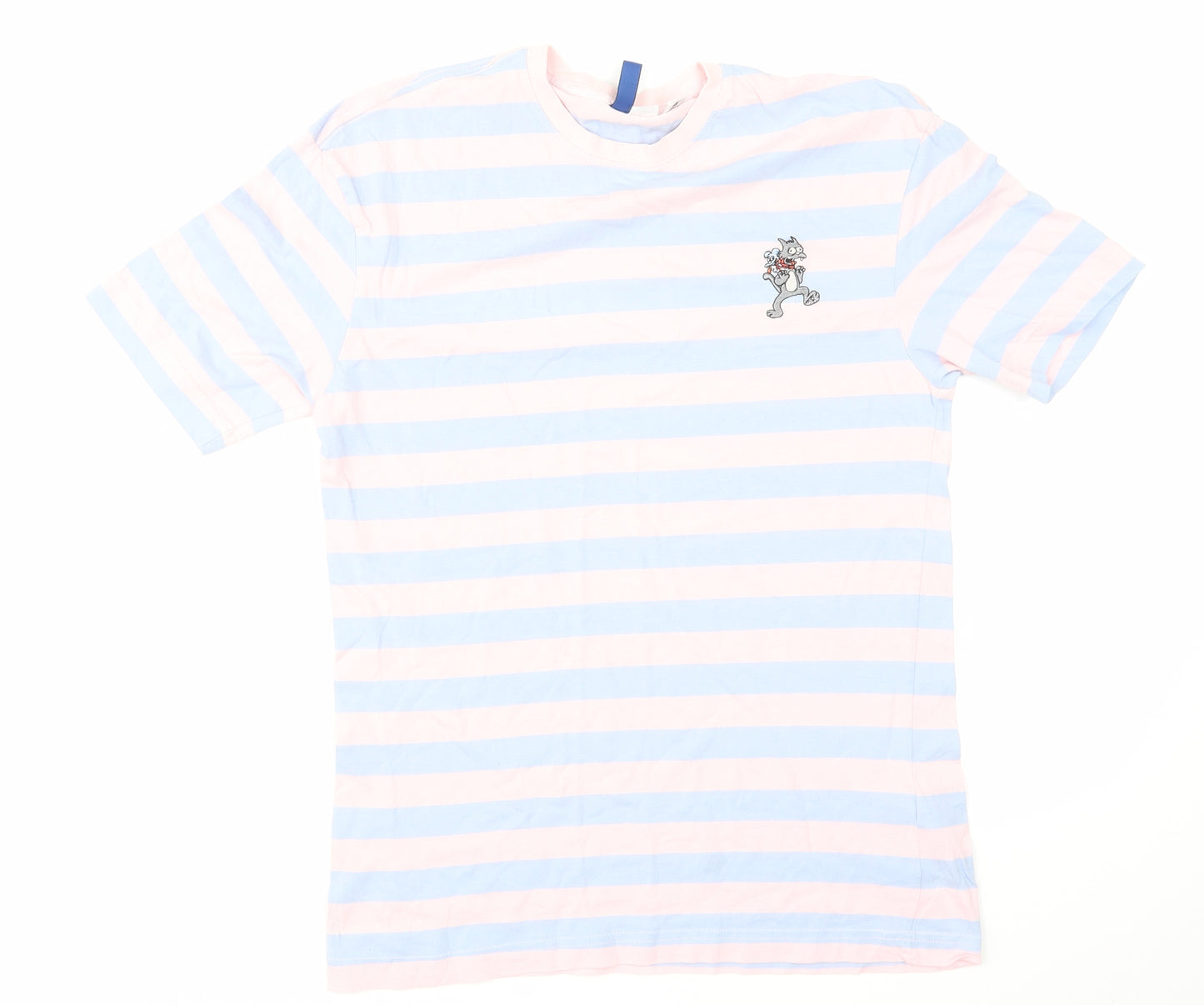 Primark Womens Blue Striped  Top Pyjama Top Size XS