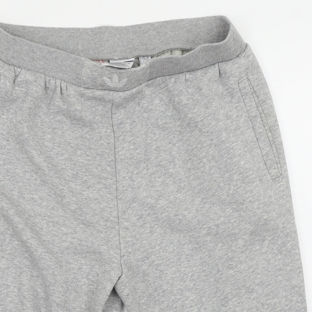 adidas Boys Grey   Sweat Shorts Size 15-16 Years