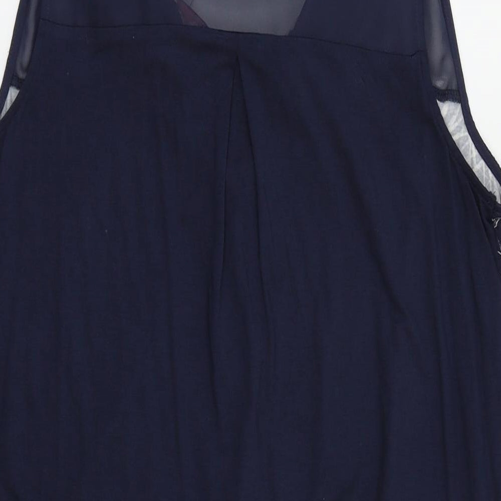 NEXT Womens Blue Floral  Camisole Tank Size 10