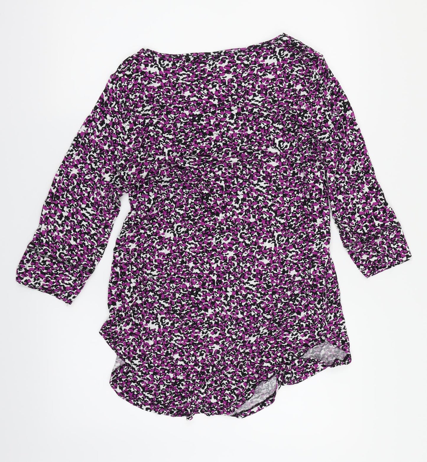 George Womens Multicoloured Animal Print  Basic Blouse Size 10