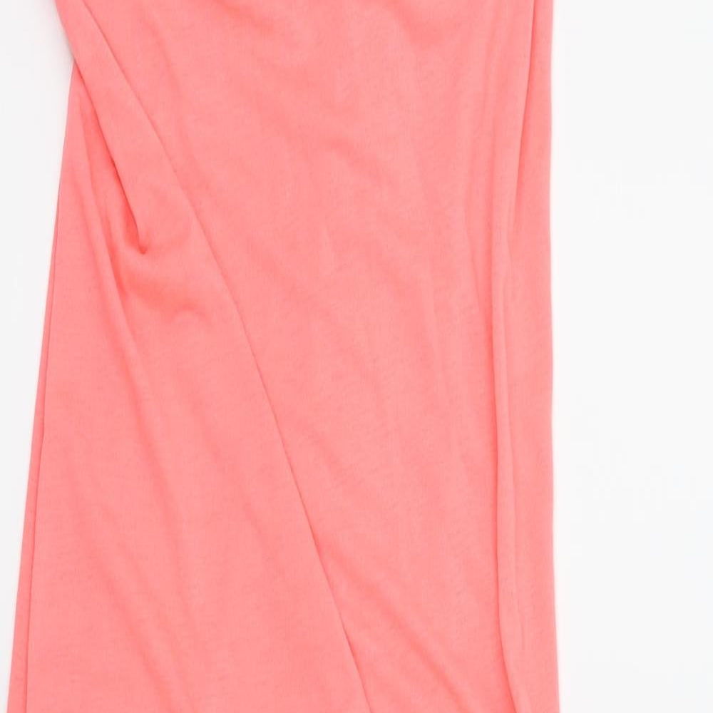 Dorothy Perkins Womens Pink Solid  Top Nightshirt Size 10