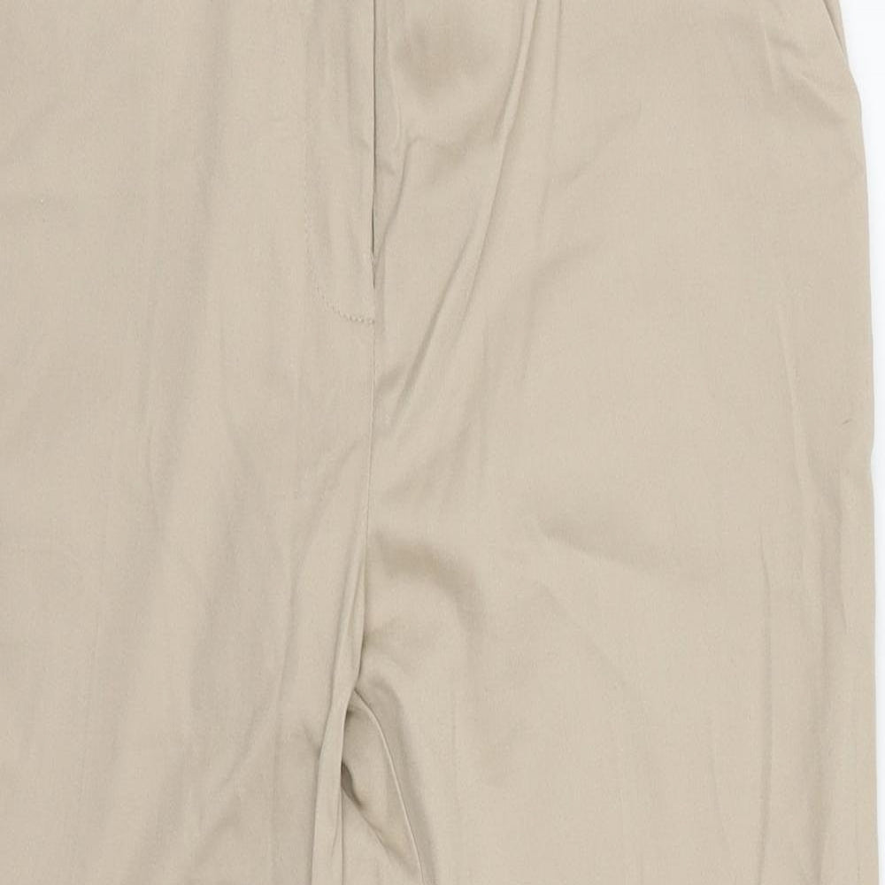 Atmosphere Womens Beige   Chino Trousers Size 12 L20 in