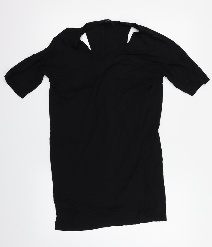 NEXT Womens Black   Basic T-Shirt Size 8