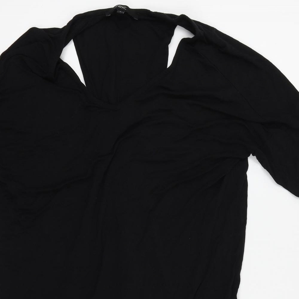 NEXT Womens Black   Basic T-Shirt Size 8