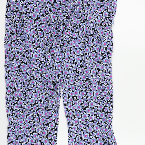 Dorothy Perkins Womens Multicoloured Floral  Jogger Trousers Size 12 L27 in