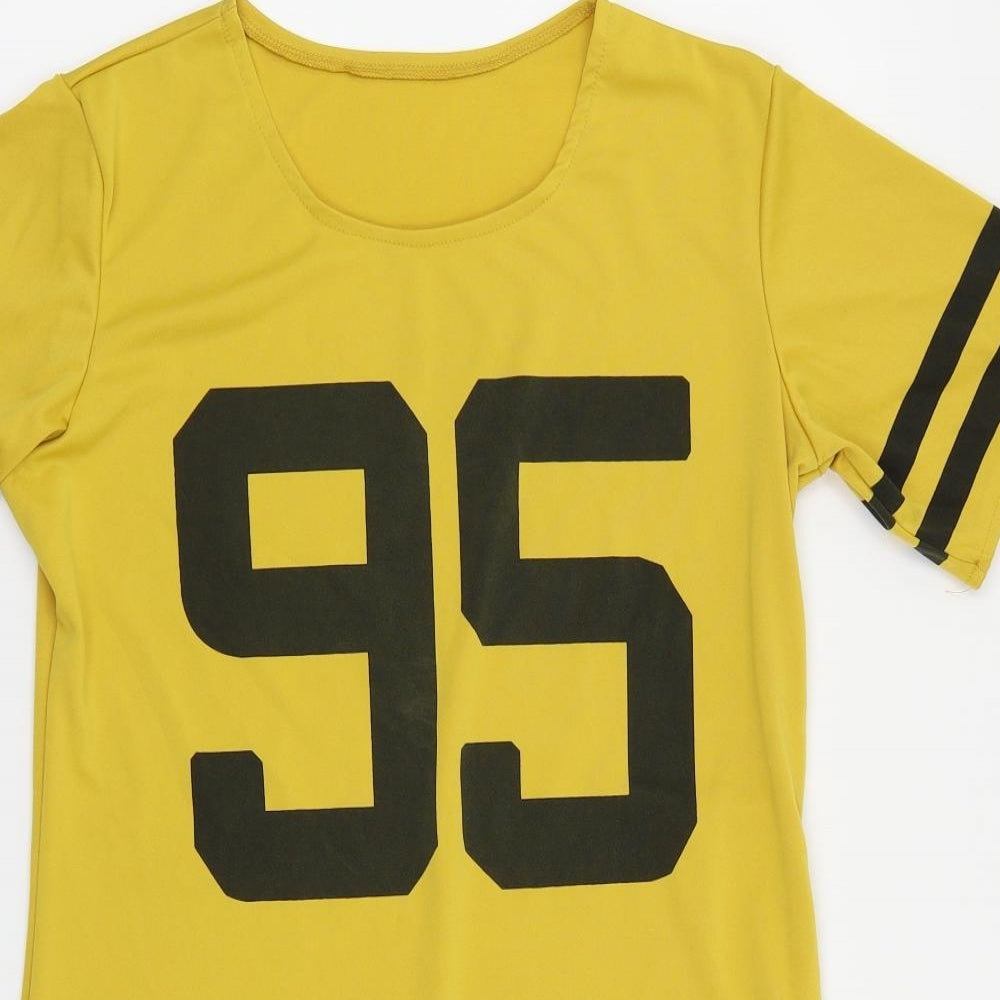 Preworn Womens Yellow   Jersey T-Shirt Size M