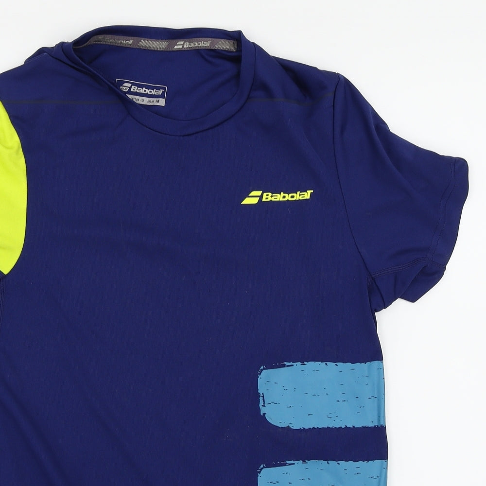 Babolat Mens Blue   Jersey T-Shirt Size S