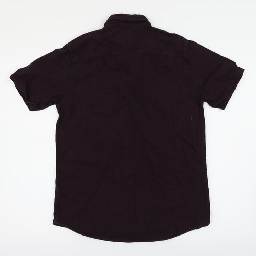 Topman Mens Purple    Button-Up Size S