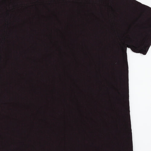 Topman Mens Purple    Button-Up Size S
