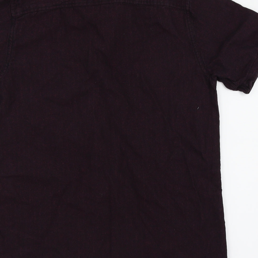 Topman Mens Purple    Button-Up Size S