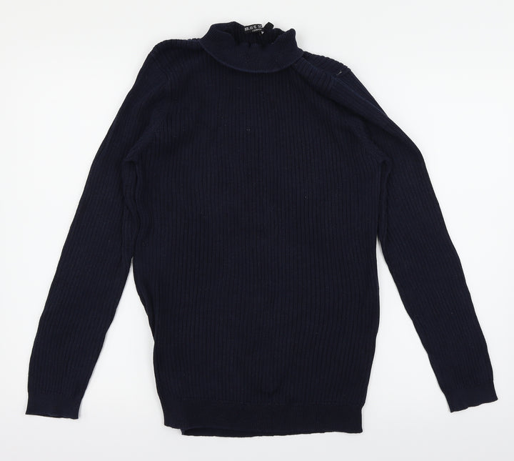Brave Soul Womens Blue Pullover Jumper Size XL