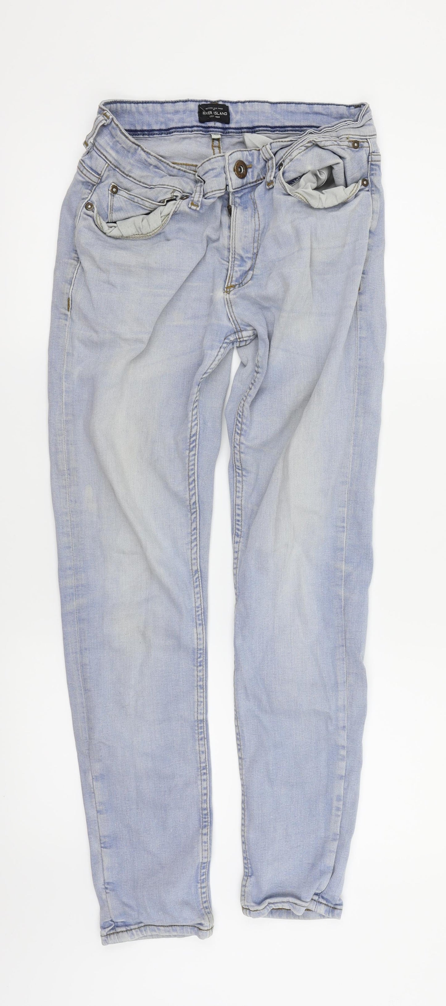 River Island  Womens Blue   Skinny Jeans Size 30 in L32 in