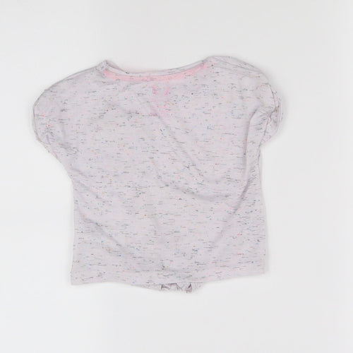 F&F Girls White   Basic T-Shirt Size 2-3 Years