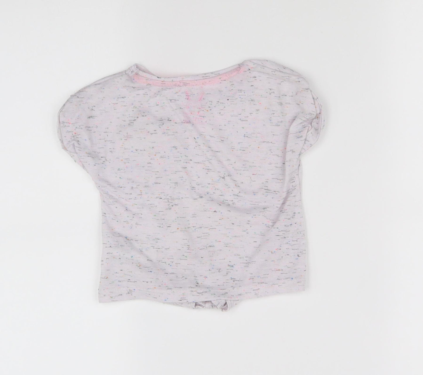 F&F Girls White   Basic T-Shirt Size 2-3 Years