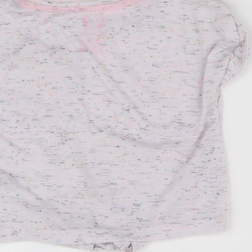 F&F Girls White   Basic T-Shirt Size 2-3 Years