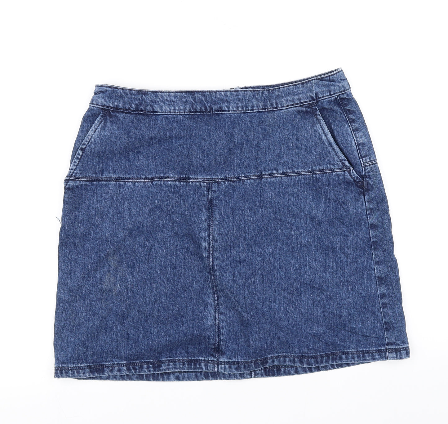 F&F Womens Blue   Flare Skirt Size M