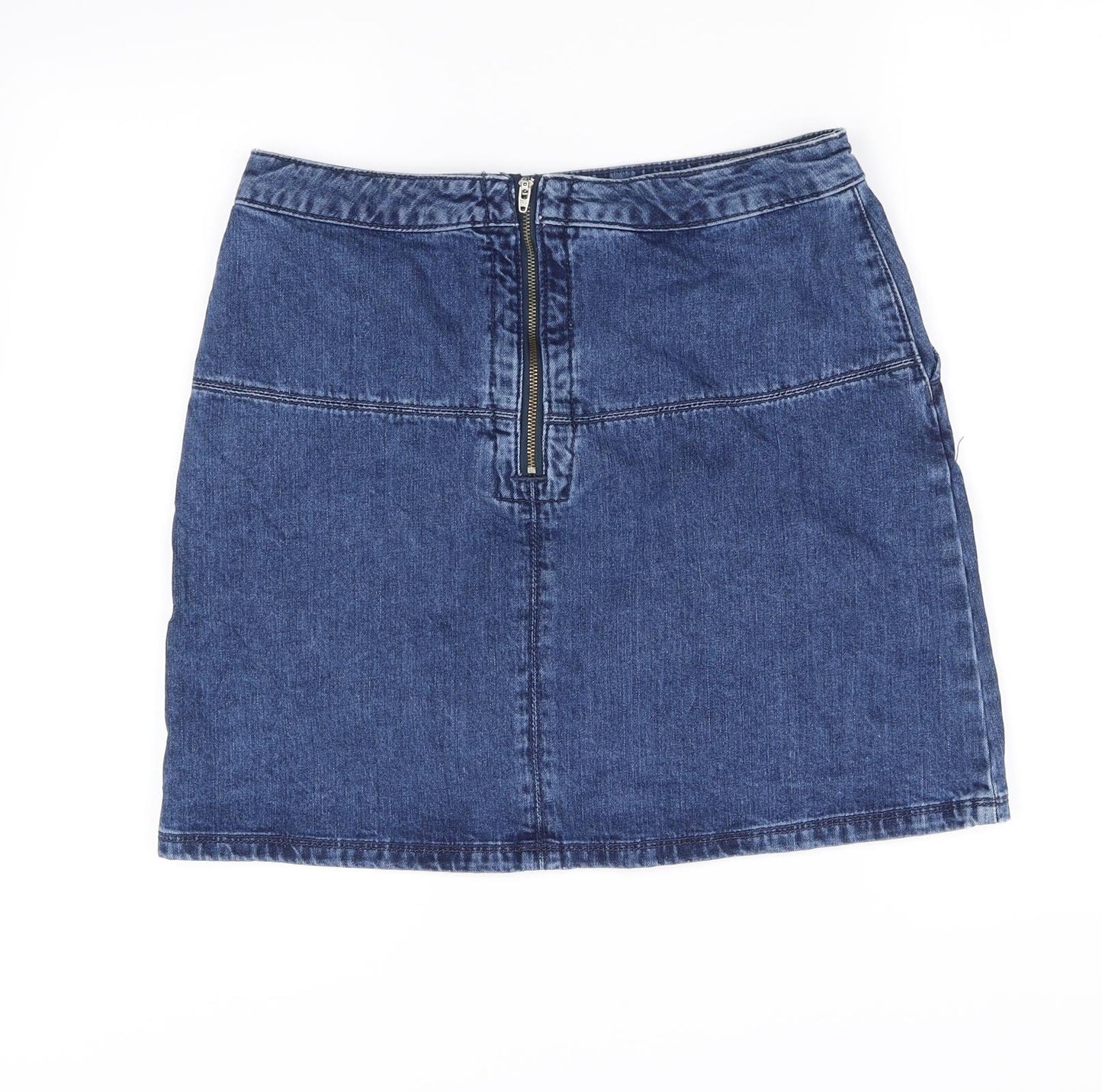 F&F Womens Blue   Flare Skirt Size M