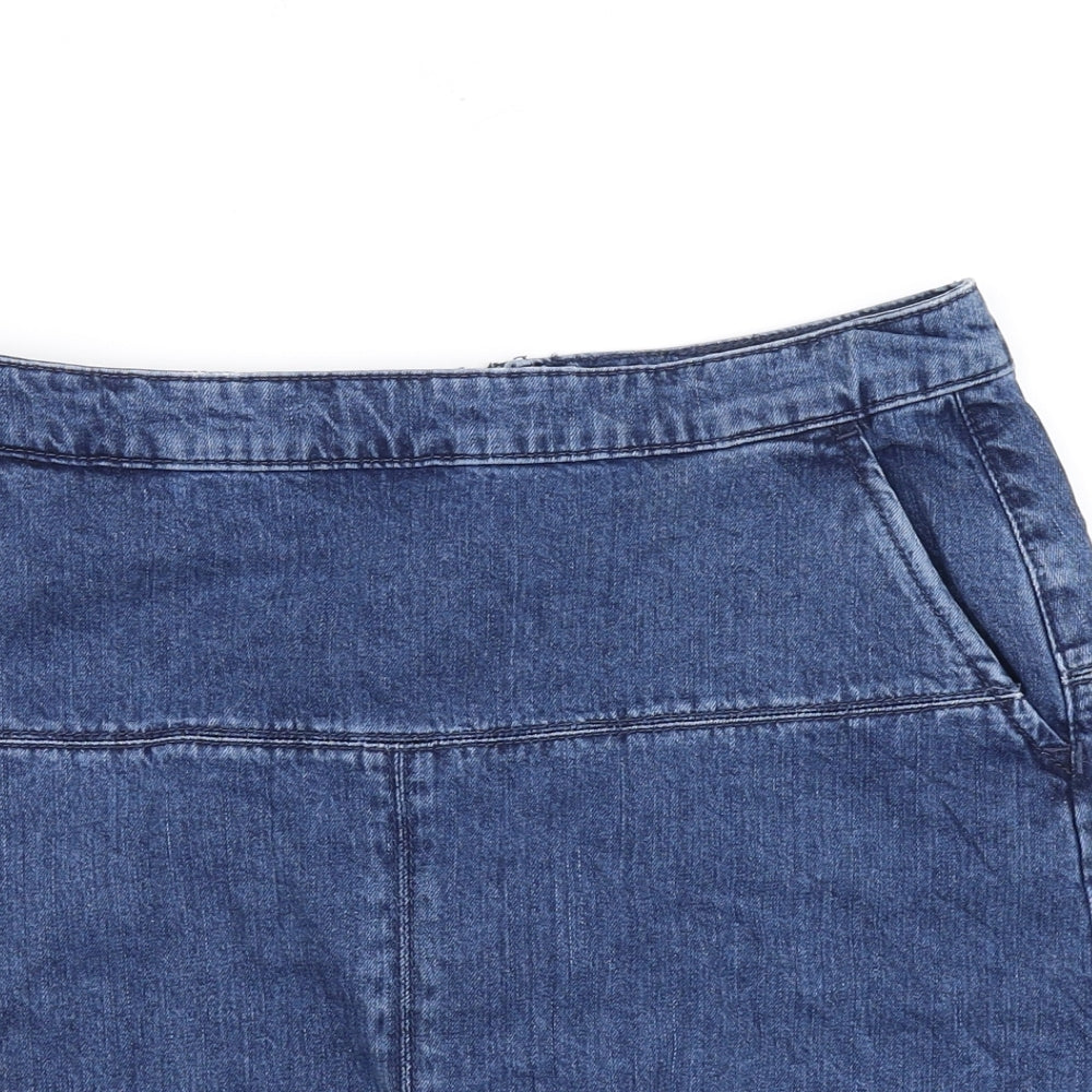 F&F Womens Blue   Flare Skirt Size M