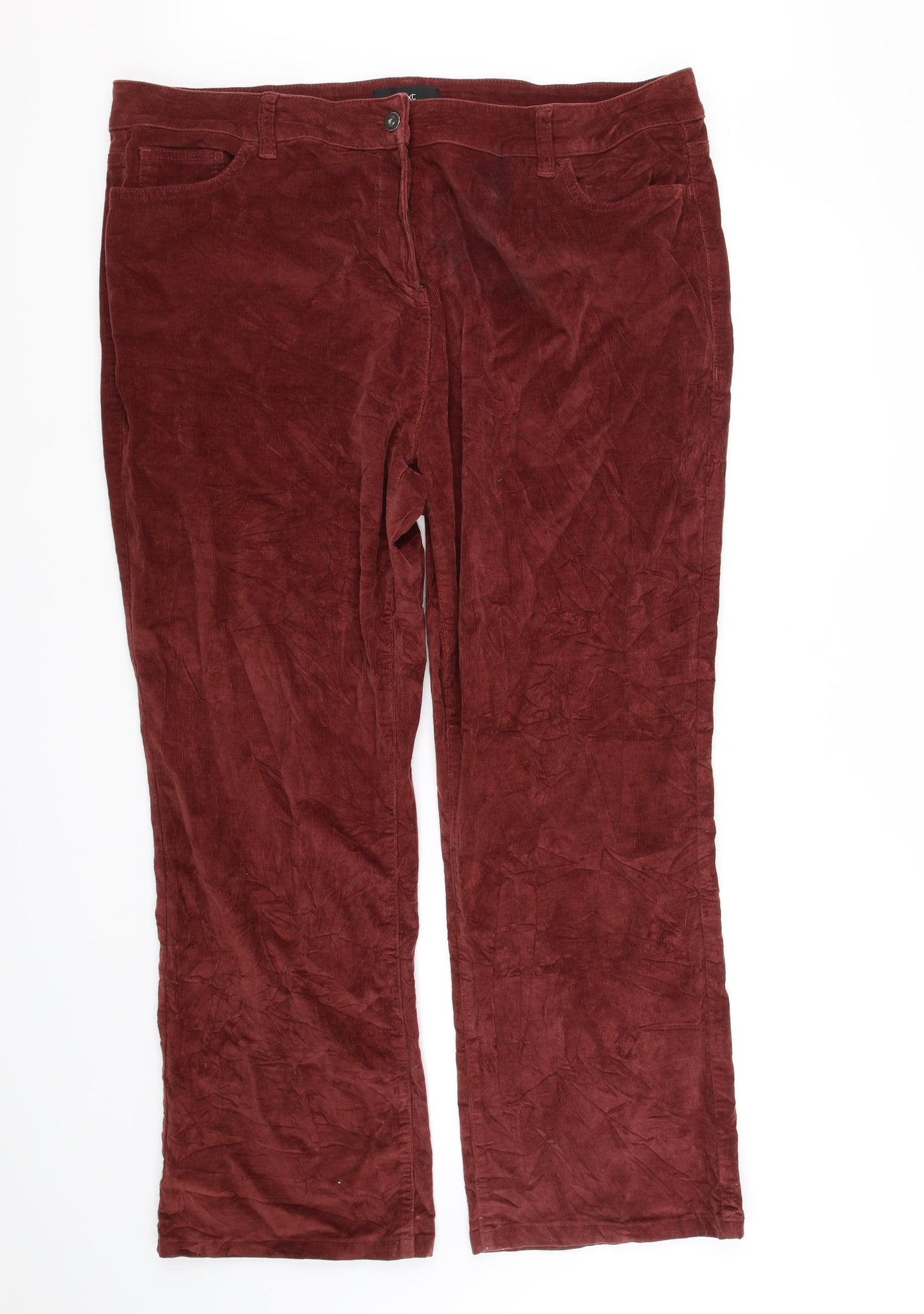 NEXT Womens Red   Trousers  Size 20 L33 in