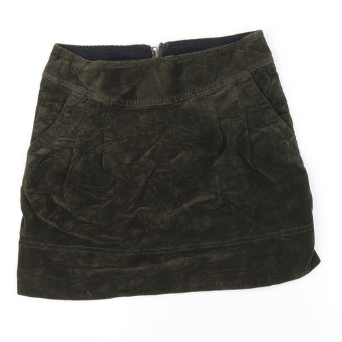 ken Womens Green   Flare Skirt Size 8