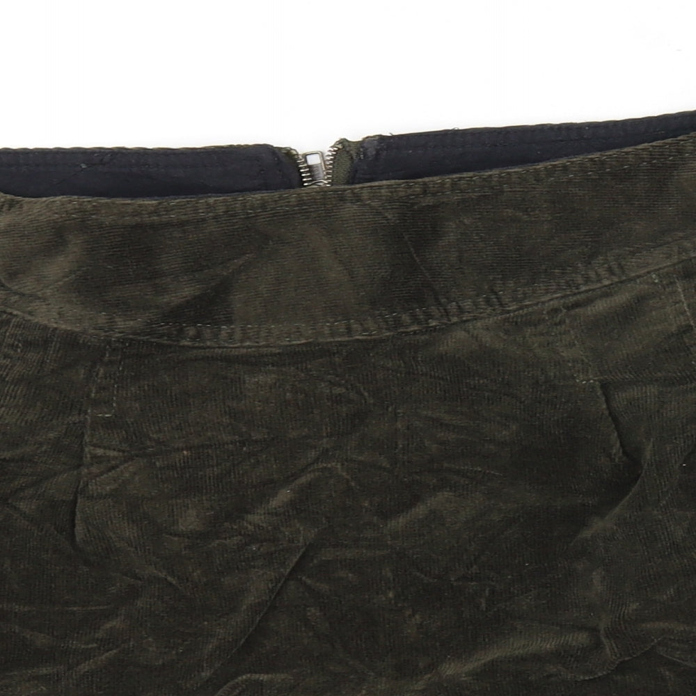 ken Womens Green   Flare Skirt Size 8
