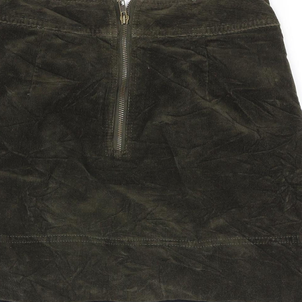 ken Womens Green   Flare Skirt Size 8