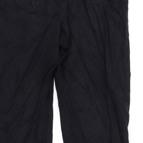 Papaya Womens Black   Sweatpants Trousers Size 16 L30 in