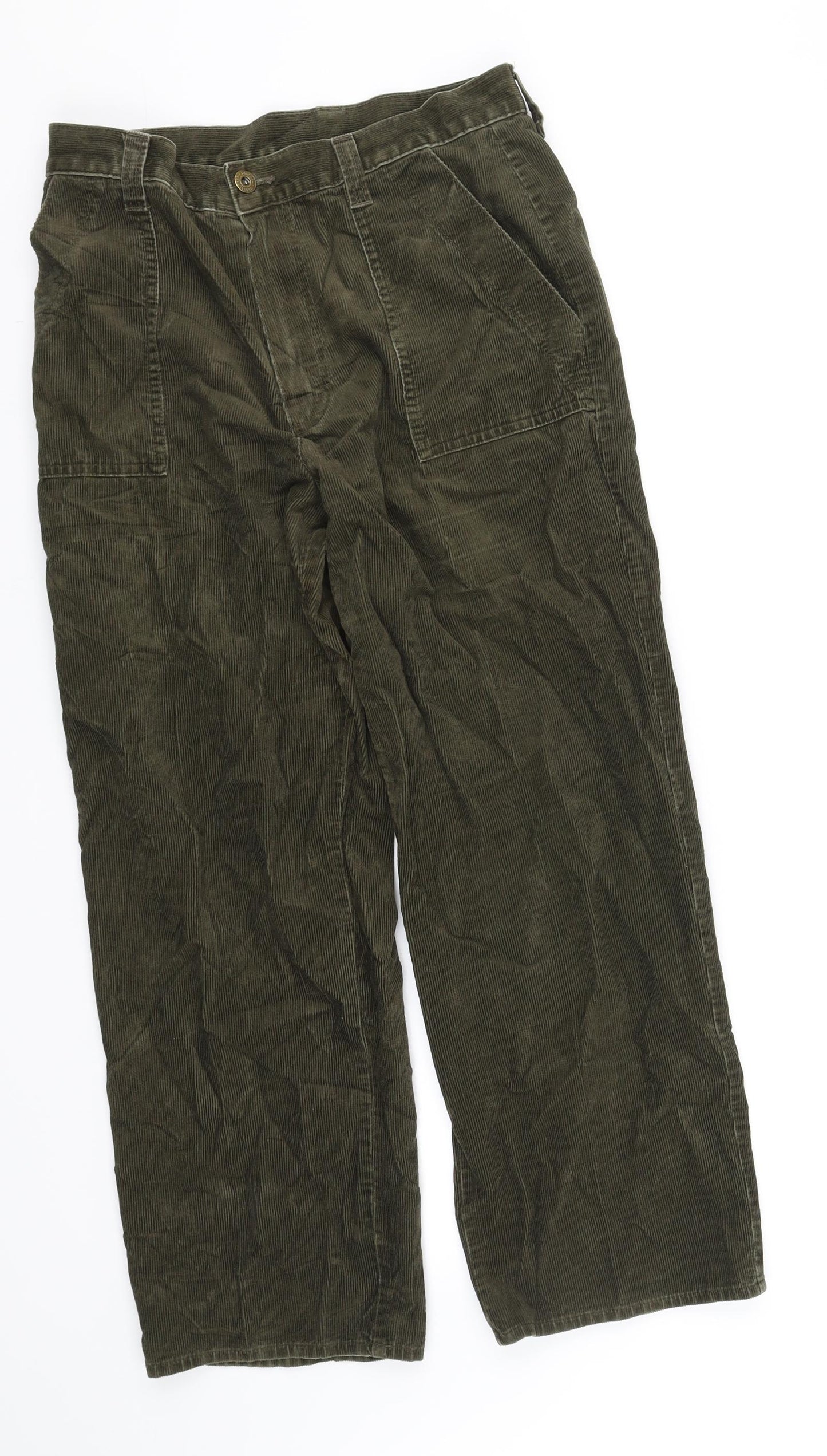 pre worn Womens Green   Straight Jeans Size 12 L28 in