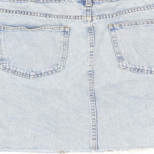 deniem co Womens Blue   Flare Skirt Size 18
