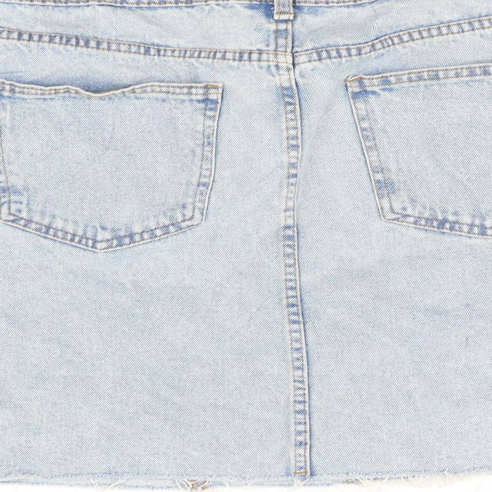 deniem co Womens Blue   Flare Skirt Size 18