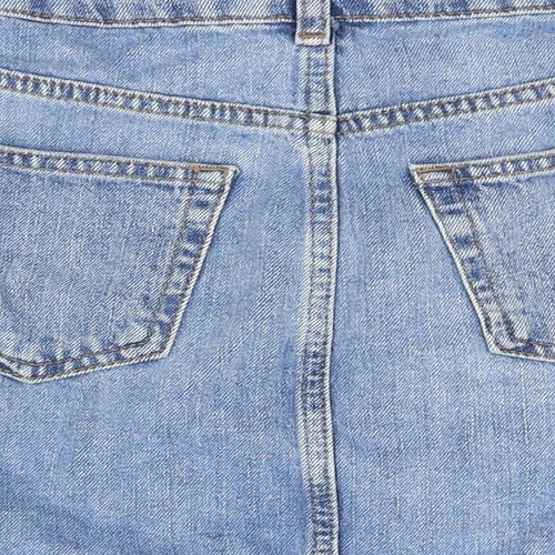 Topshop Womens Blue   Flare Skirt Size 8