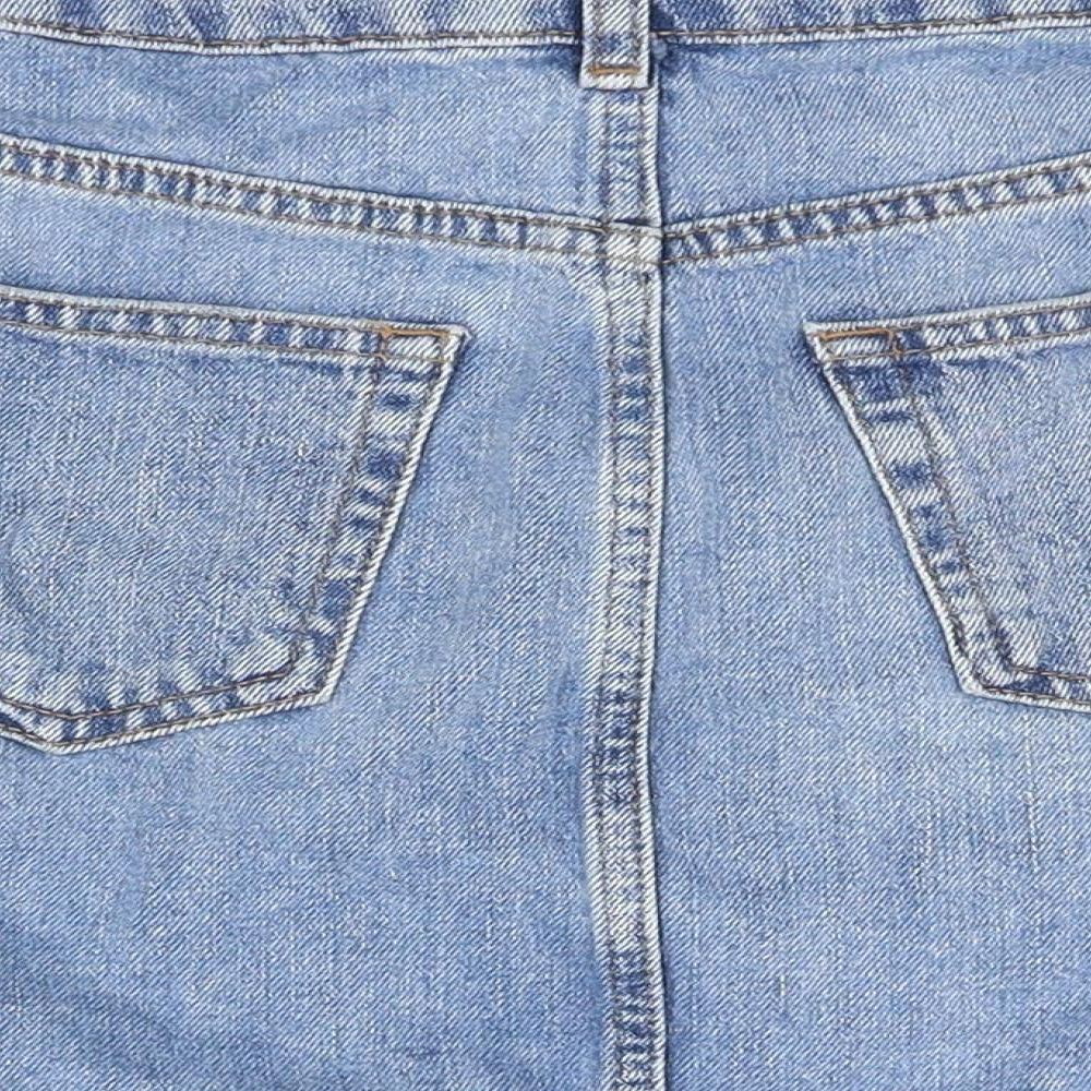 Topshop Womens Blue   Flare Skirt Size 8