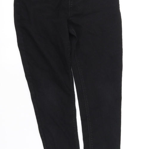 pre worn Girls Black   Straight Jeans Size 9 Years