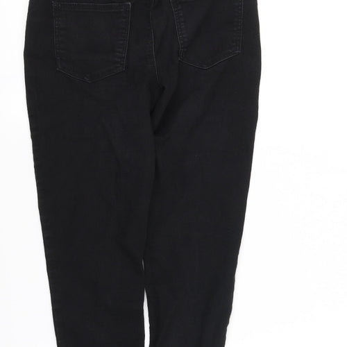 pre worn Girls Black   Straight Jeans Size 9 Years