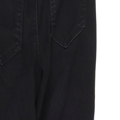 pre worn Girls Black   Straight Jeans Size 9 Years