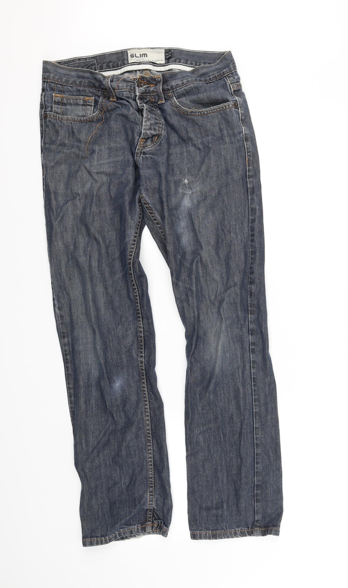 pre worn Womens Blue   Straight Jeans Size 32 in L30 in