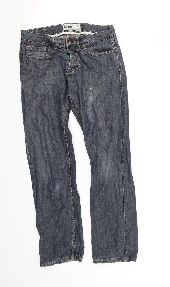pre worn Womens Blue   Straight Jeans Size 32 in L30 in