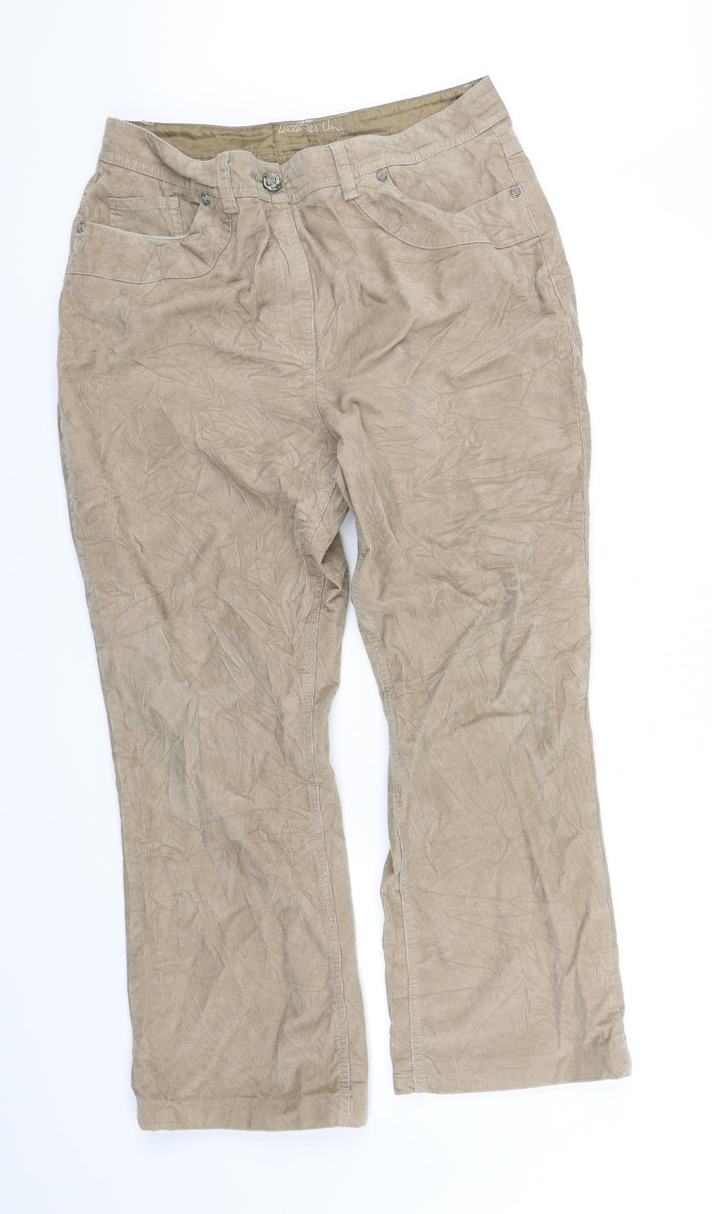 pre worn Womens Beige   Sweatpants Trousers Size 16 L30 in
