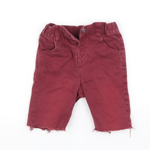 TU Girls Red   Straight Jeans Size 9 Months