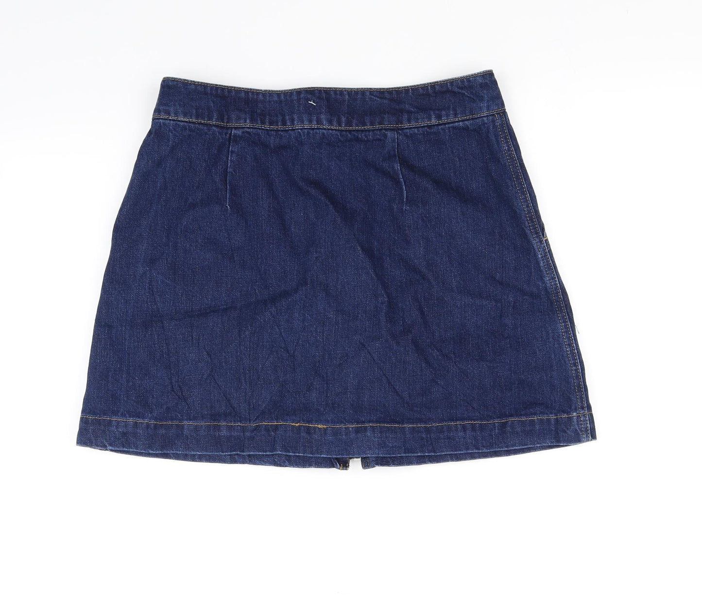 Topshop Womens Blue   Flare Skirt Size 30 in