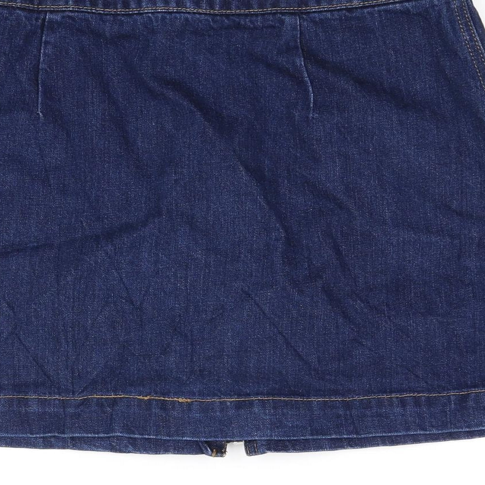 Topshop Womens Blue   Flare Skirt Size 30 in