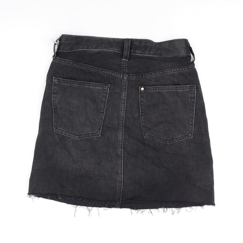 deniem co Womens Black   Flare Skirt Size 6