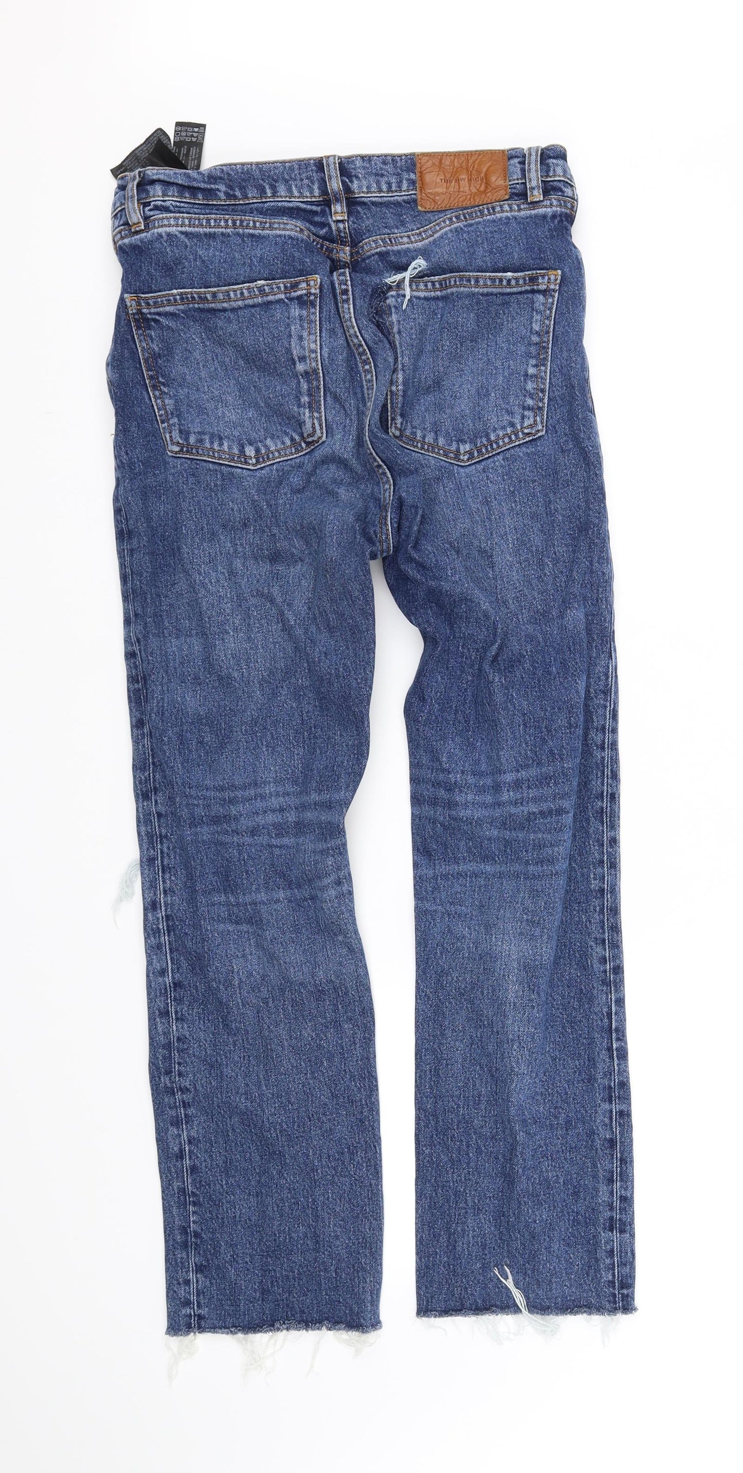 Zara Womens Blue   Straight Jeans Size 8 L29 in