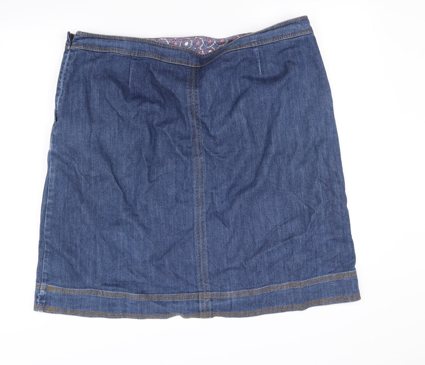 Boden Womens Blue   Flare Skirt Size XL