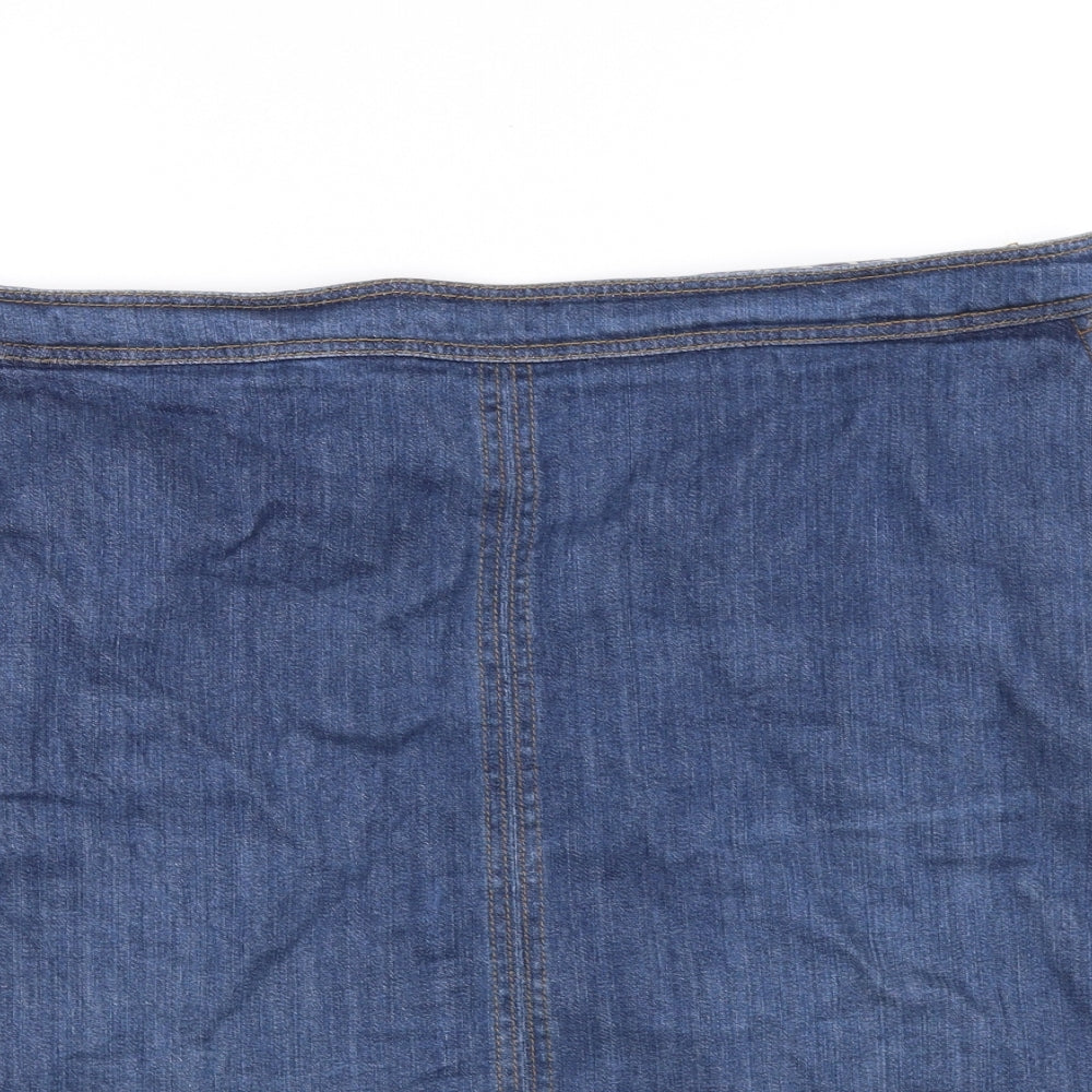 Boden Womens Blue   Flare Skirt Size XL
