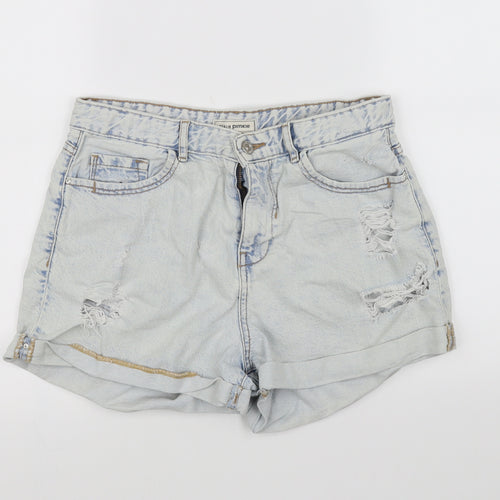 pimple Womens Blue   Cut-Off Shorts Size M