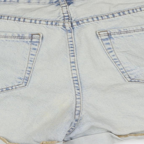 pimple Womens Blue   Cut-Off Shorts Size M