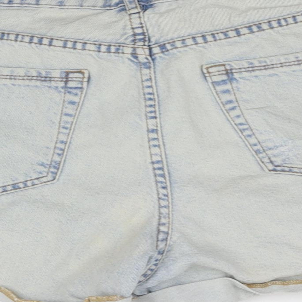 pimple Womens Blue   Cut-Off Shorts Size M